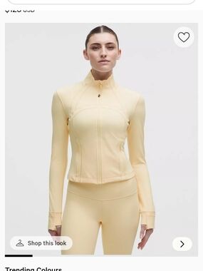 Lululemon athletica Butter Cream  Define Jacket 🔥🔥🔥